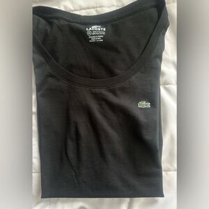 Lacoste women’s T shirt black size 44 gently worn